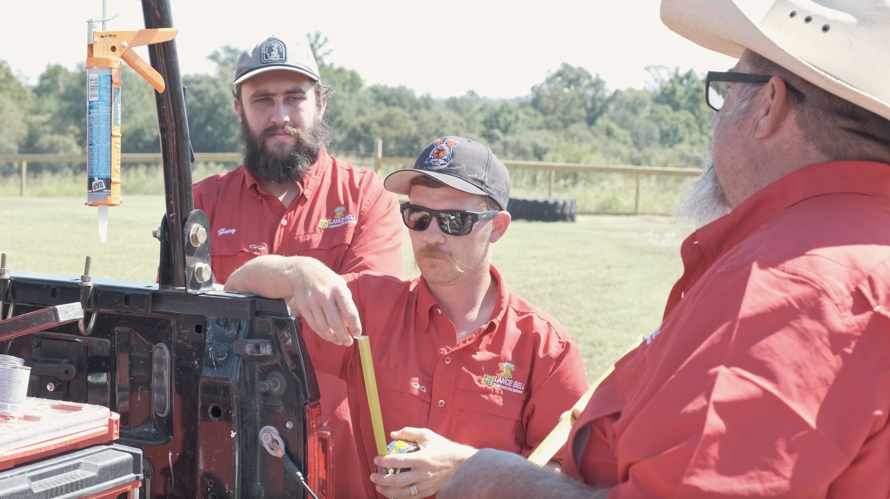 Bell Heating & Air technicians on-site in the Brazos Valley
